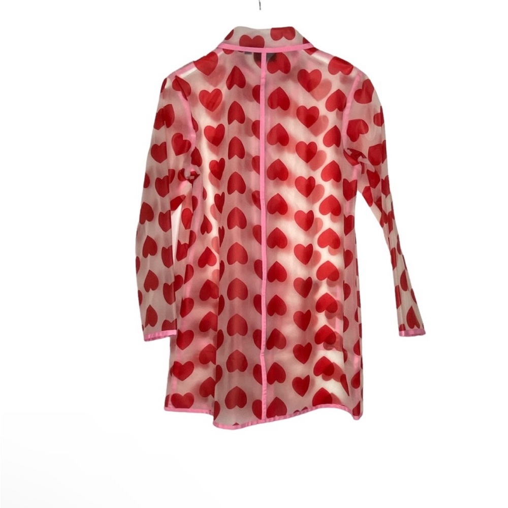 Lazy Oaf Heart Rain Coat *oversized - Picture 4 of 6
